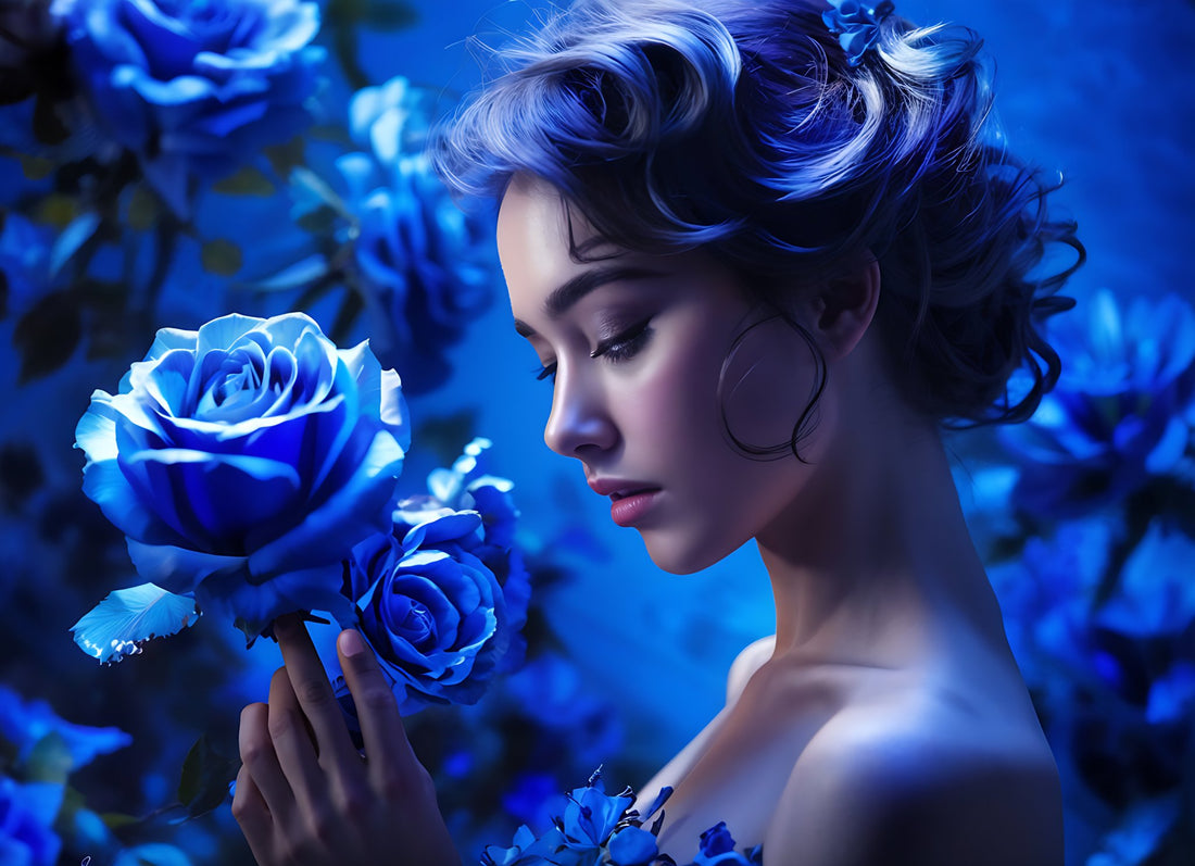 La Rose Bleue, Symbole de Rareté - Ozeroz