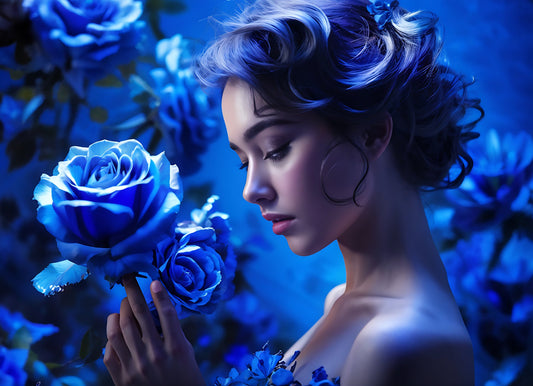 La Rose Bleue, Symbole de Rareté - Ozeroz