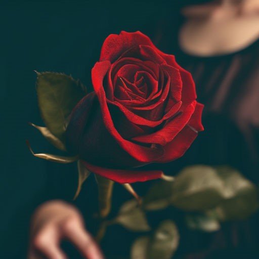 Symbole d'Amour ,La Rose Rouge - Ozeroz