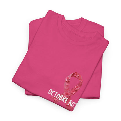 T-shirt Éco-Responsable Octobre Rose – Ensemble contre le Cancer Printify