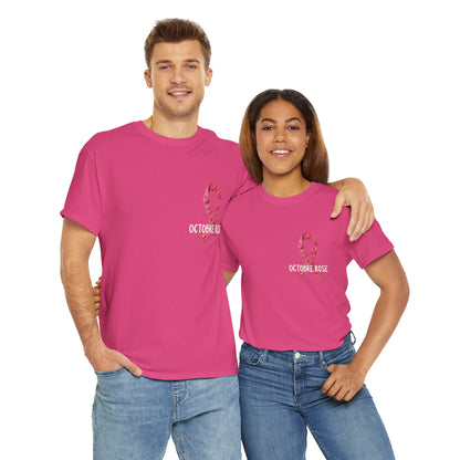 T-shirt Éco-Responsable Octobre Rose – Ensemble contre le Cancer Printify