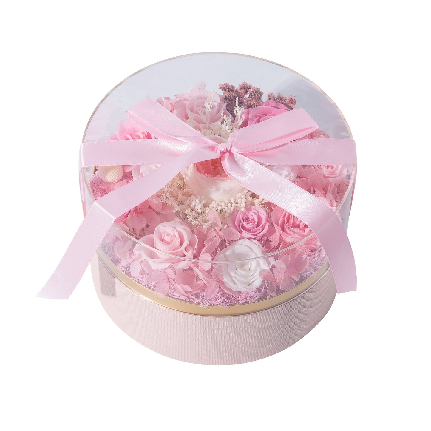 Eternal Rose Round Box : Élégance Florale Intemporelle ozerozgpt