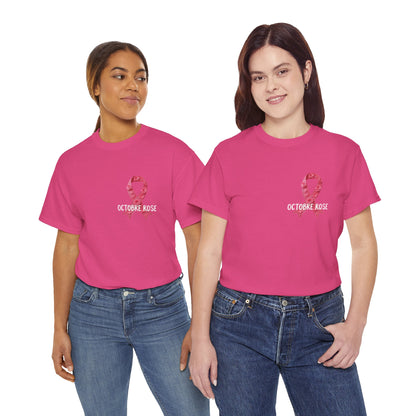 T-shirt Éco-Responsable Octobre Rose – Ensemble contre le Cancer Printify