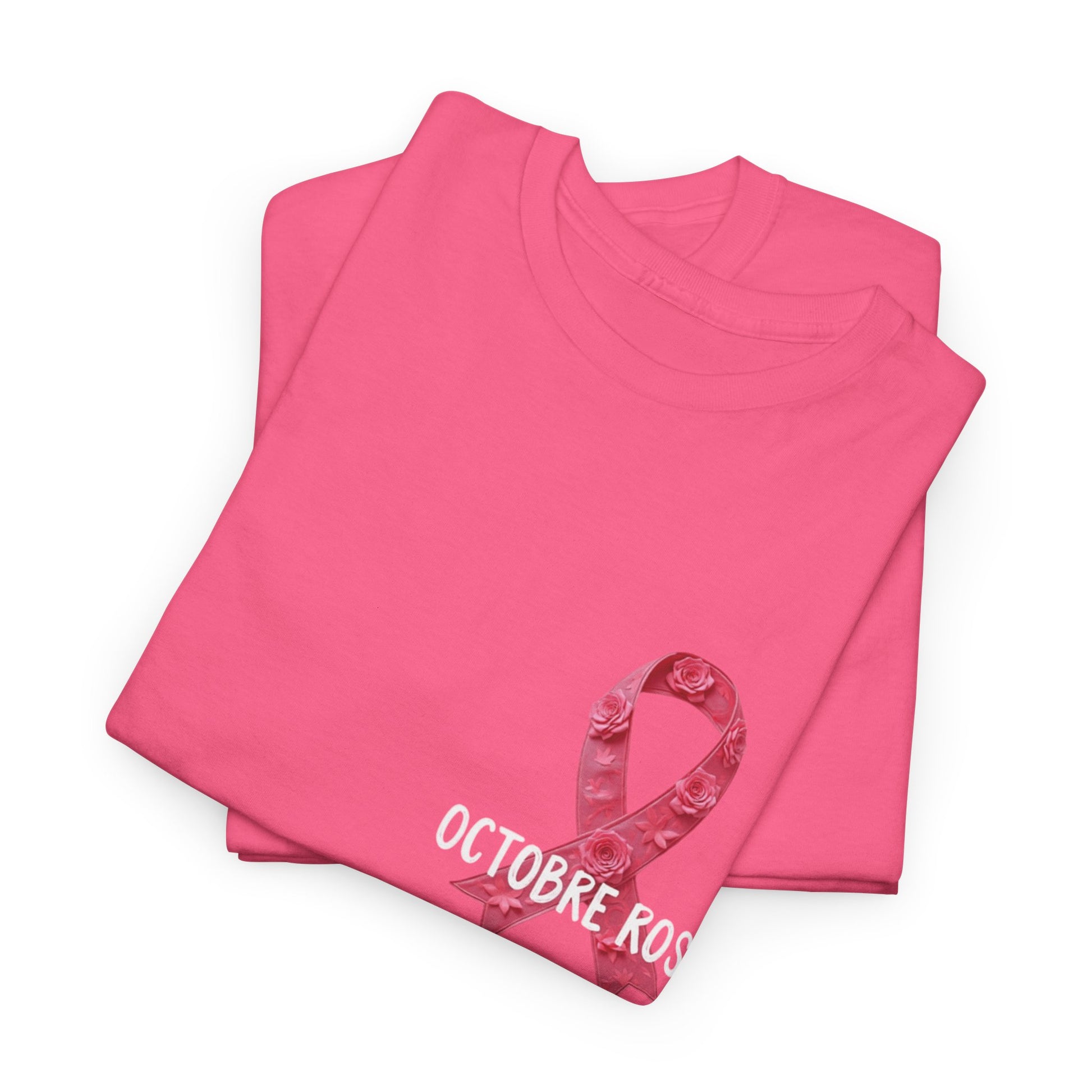 T-shirt Éco-Responsable Octobre Rose – Ensemble contre le Cancer Printify