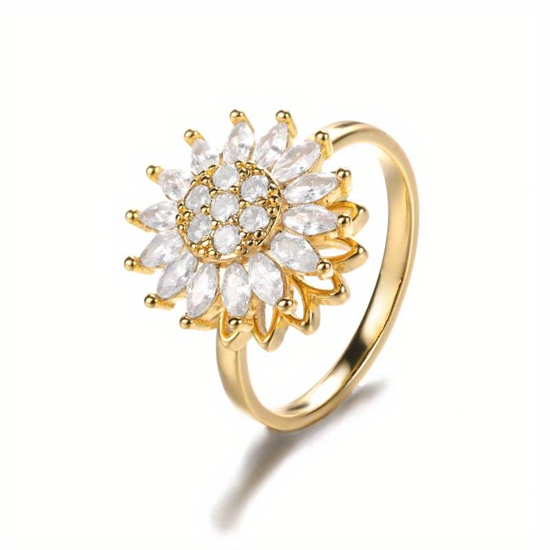 Bague Tournesol Summer| Ajustable - Ozeroz