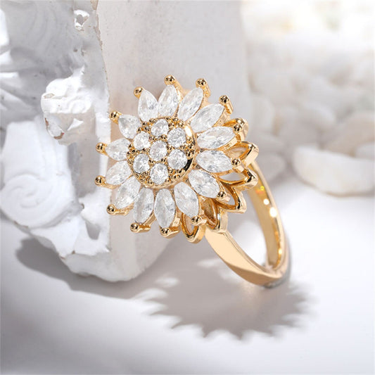 Bague Tournesol Summer| Ajustable - Ozeroz